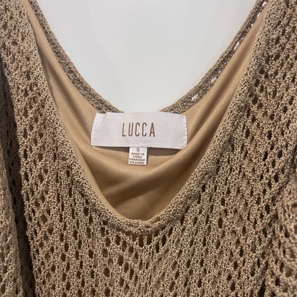 NWT Tan Knit Dress - Picture 2 of 4